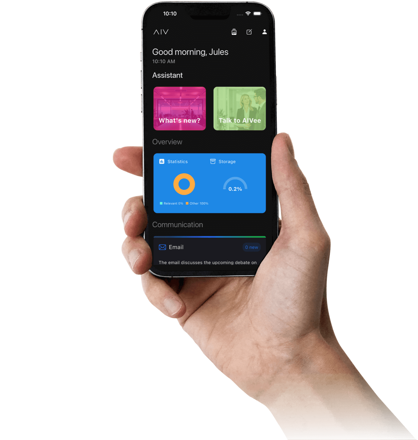 Original AIVory App Interface